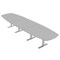 Skutchi Designs 45 in W, 166 in L, 29 in H, Engineered Wood Top, Grey HAR-ABOT-46X168-T-XD01 - alternate 1